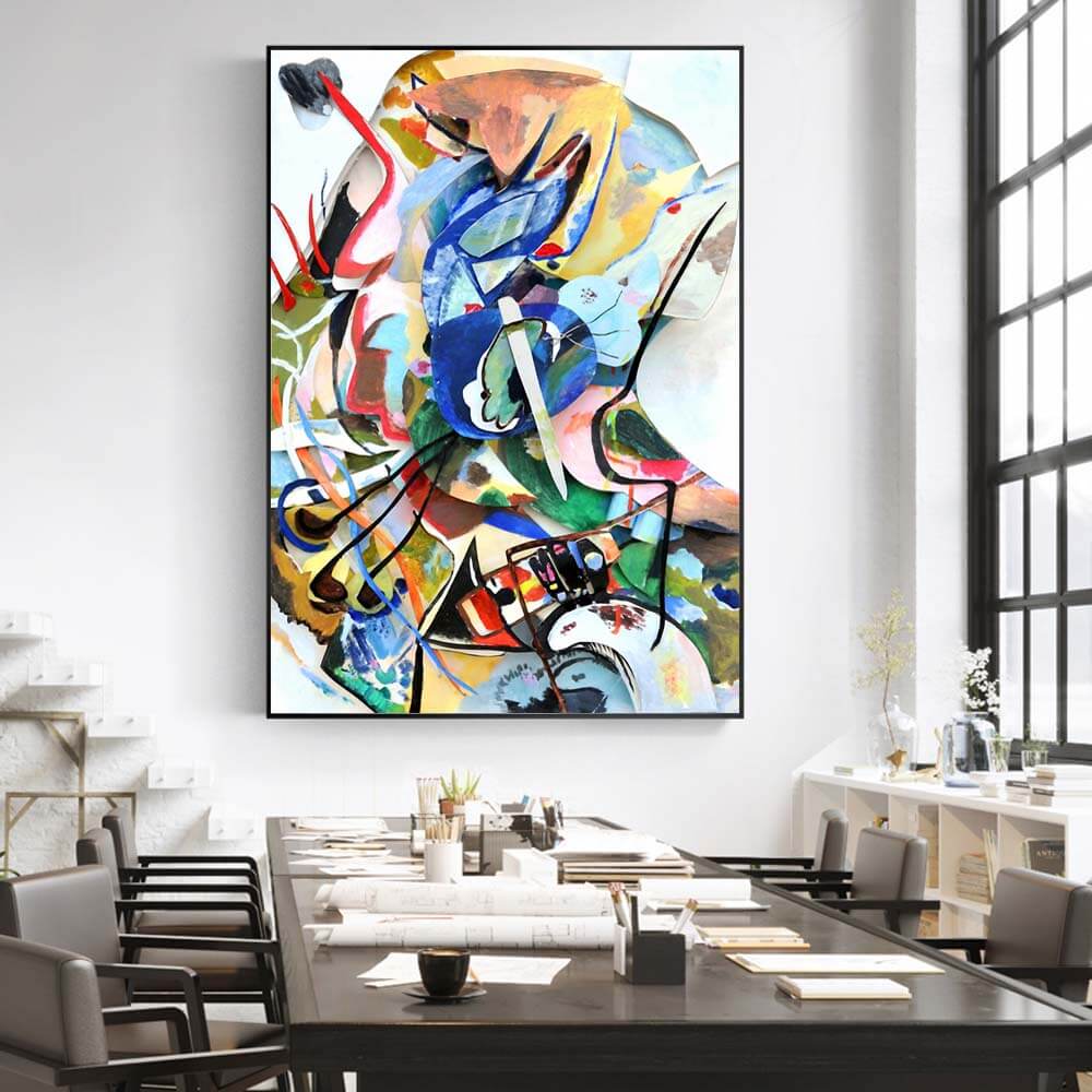 Print of Famous Kandinsky Abstract Art