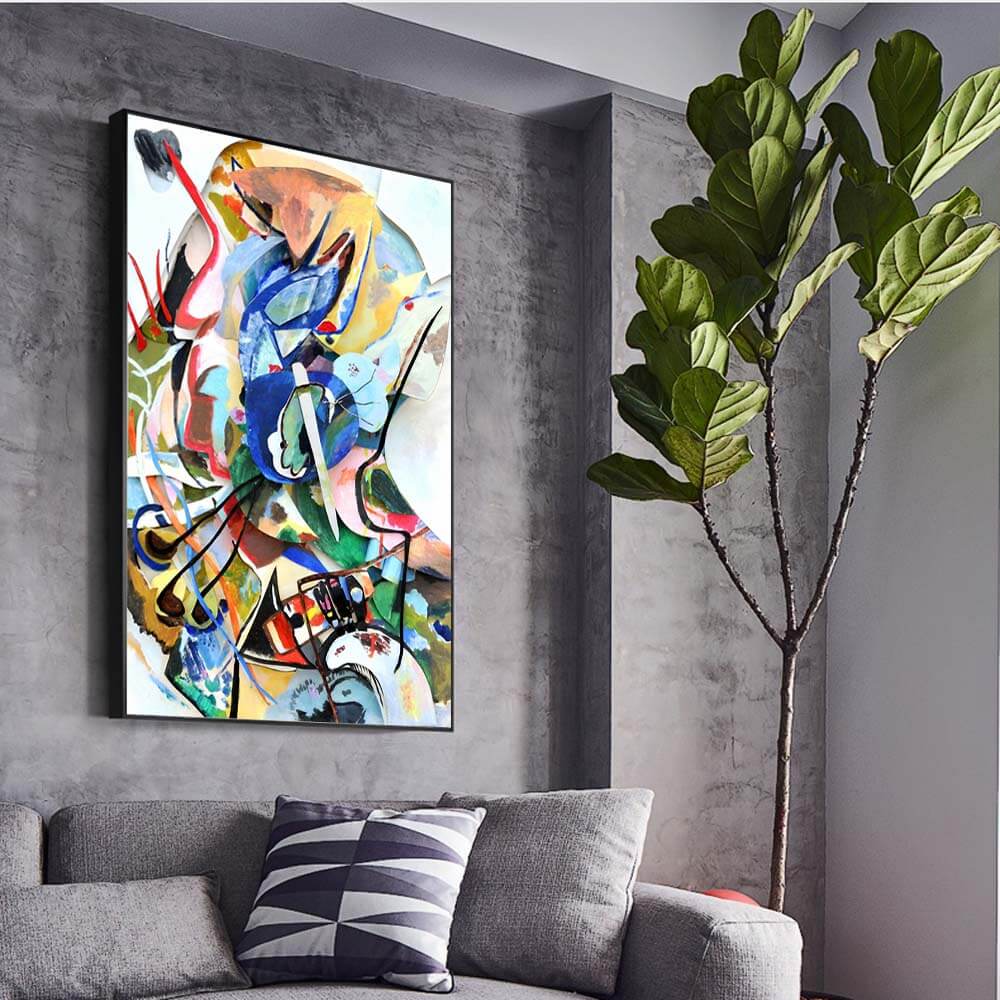 Print of Famous Kandinsky Abstract Art