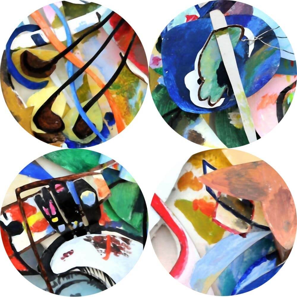 Print of Famous Kandinsky Abstract Art
