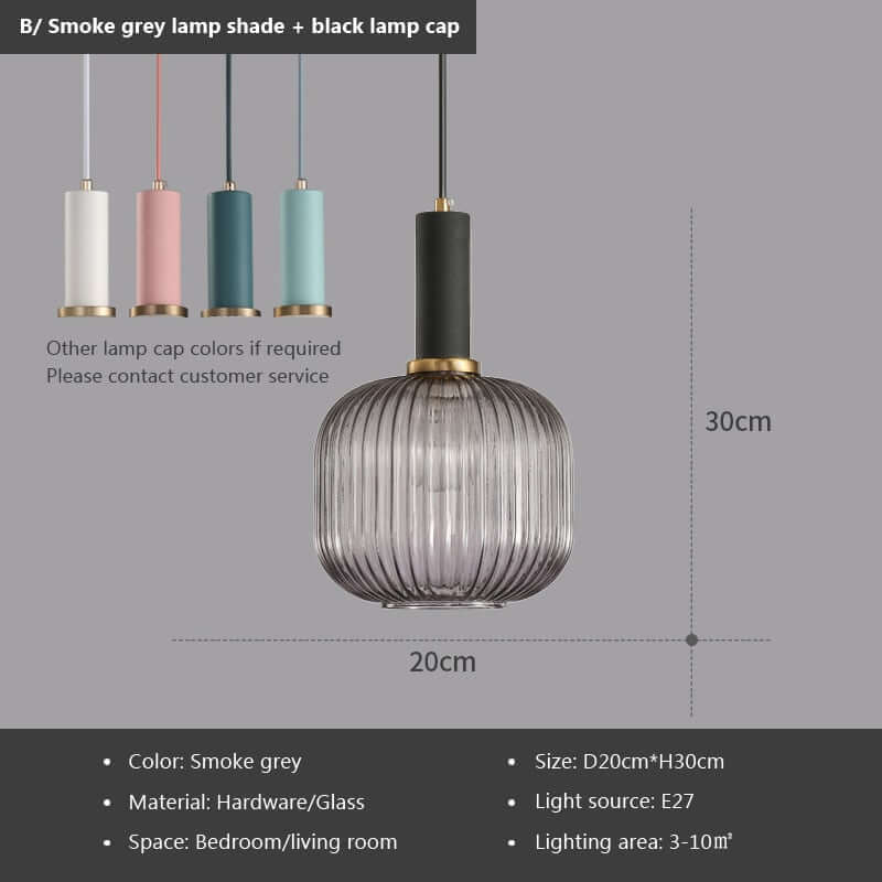 Pendant Light: Modern Nordic Glass Hanging Lighting Fixtures