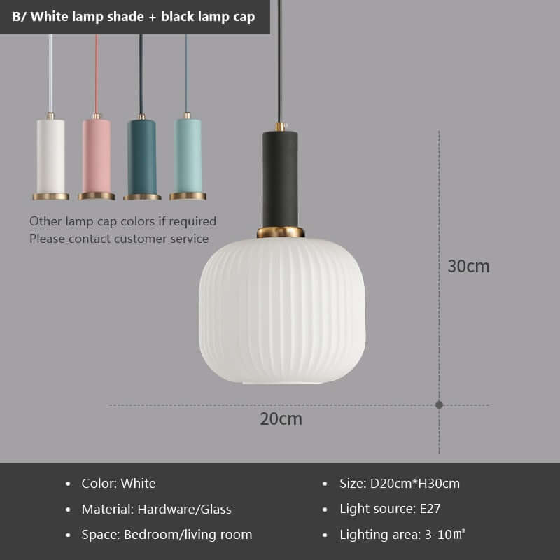 Pendant Light: Modern Nordic Glass Hanging Lighting Fixtures