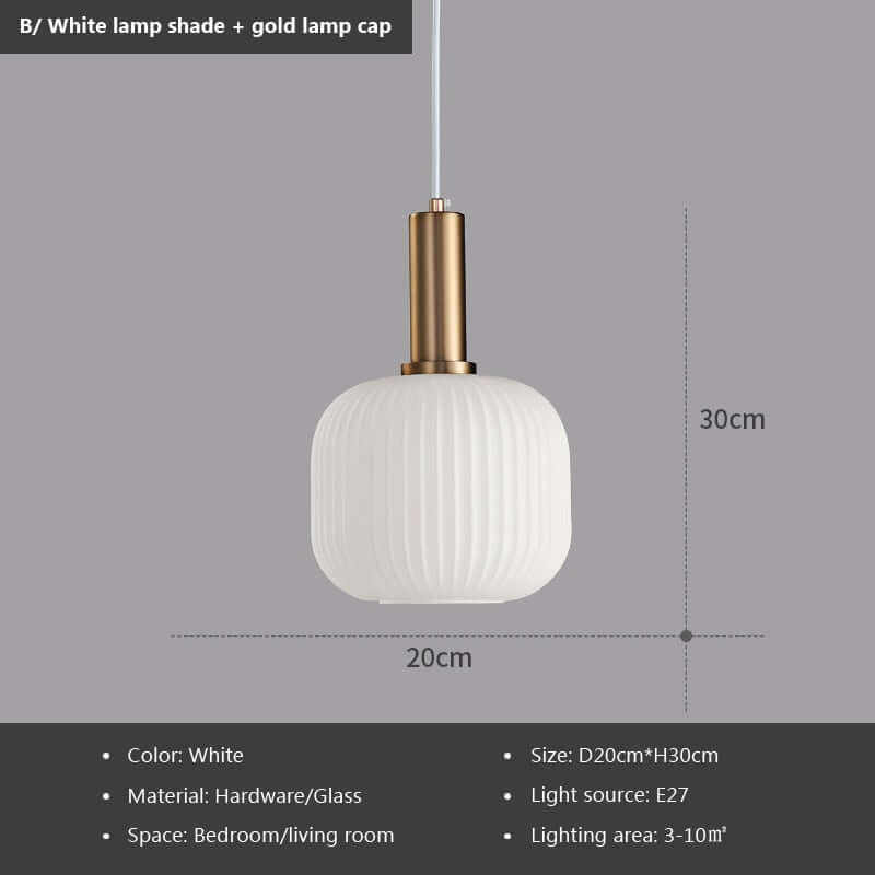 Pendant Light: Modern Nordic Glass Hanging Lighting Fixtures