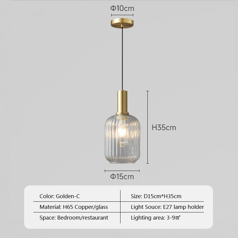 Nordic Glass Pendant Lights