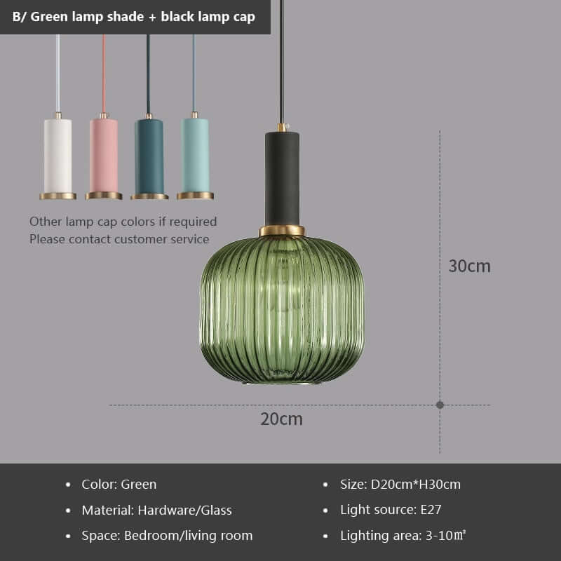 Pendant Light: Modern Nordic Glass Hanging Lighting Fixtures