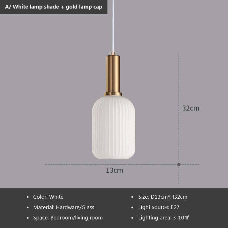 Pendant Light: Modern Nordic Glass Hanging Lighting Fixtures