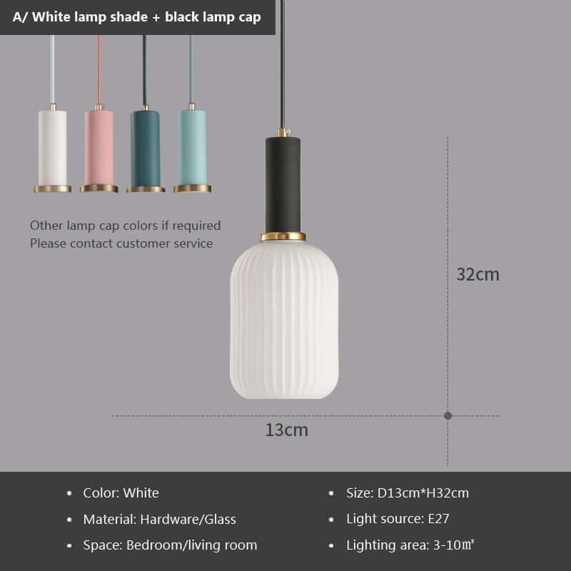 Pendant Light: Modern Nordic Glass Hanging Lighting Fixtures