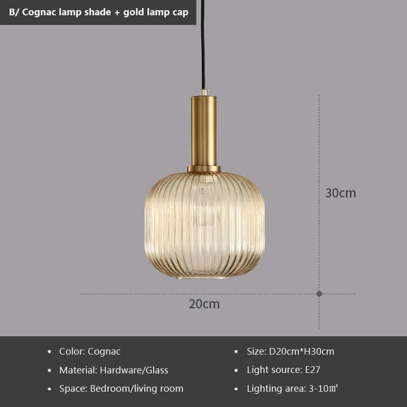 Pendant Light: Modern Nordic Glass Hanging Lighting Fixtures